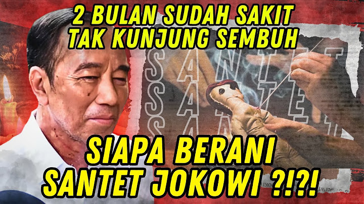 INIKAH SOSOK DIBALIK PENYEBAB SAKIT JOKOWI TAK KUNJUNG SEMBUH?!? | EPS.3047