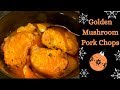 Slow Cooker Pork Chops & Golden Mushroom Gravy :)