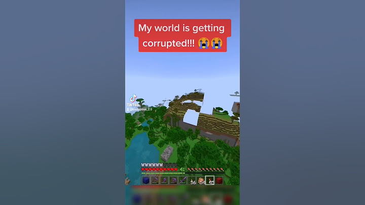 My world is getting Corrupted!!! #minecraft #corruption