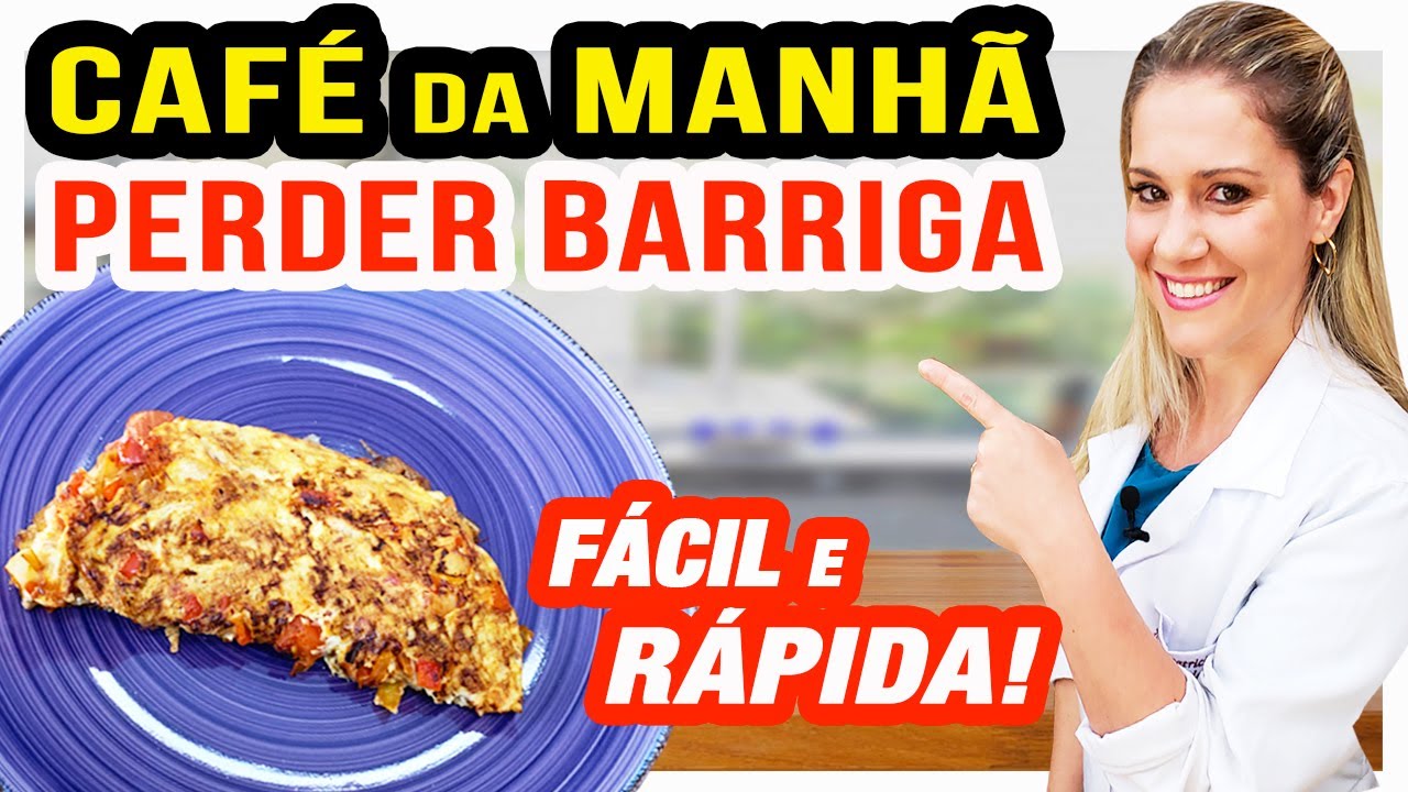 Café da Manha para PERDER BARRIGA (ou Lanche) - RÁPIDO e GOSTOSO - Emagrecer Saudável