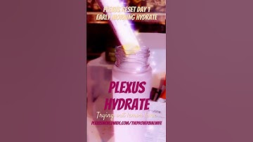 Plexus reset early morning hydrate