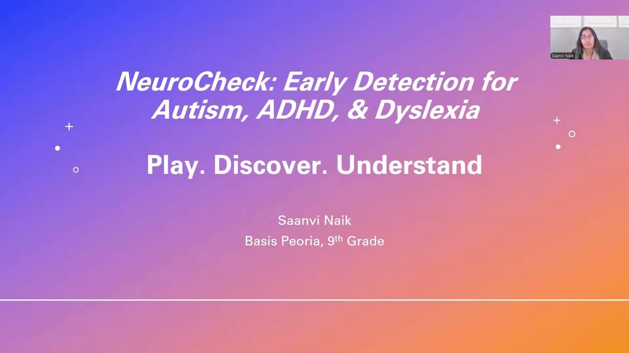 Early screening app for Autism, ADHD & Dyslexia — Patent Pending | By Saanvi Naik, NeuroCheck