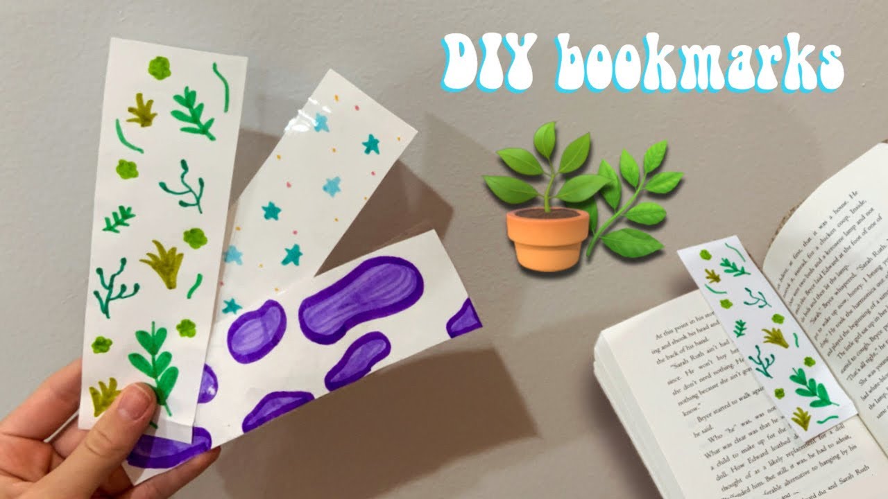 How to make durable and cute bookmarks! (DIY/Tutorial) YouTube