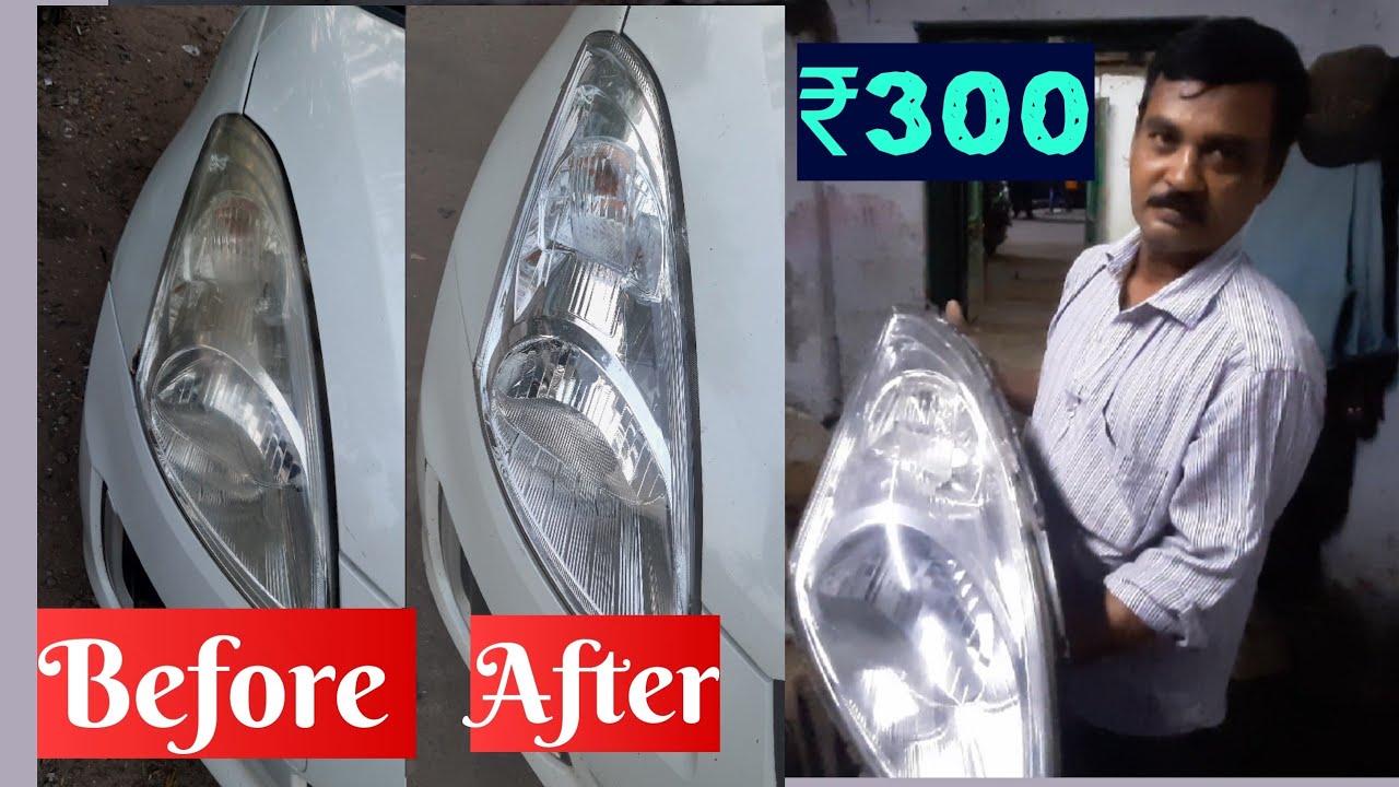 CAR HEAD LIGHTS BUFFERING WORKS,KAKINADA YouTube