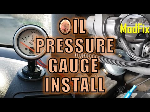 Oil Pressure Gauge Install BMW 3 Series E46 330ci - Monitor The Engine Oil Pressure