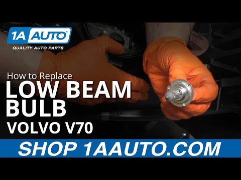 How to Replace Low Beam Bulb 00-07 Volvo V70