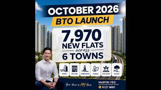 🏡 October 2026 BTO Launch is HERE! #hdb #bto