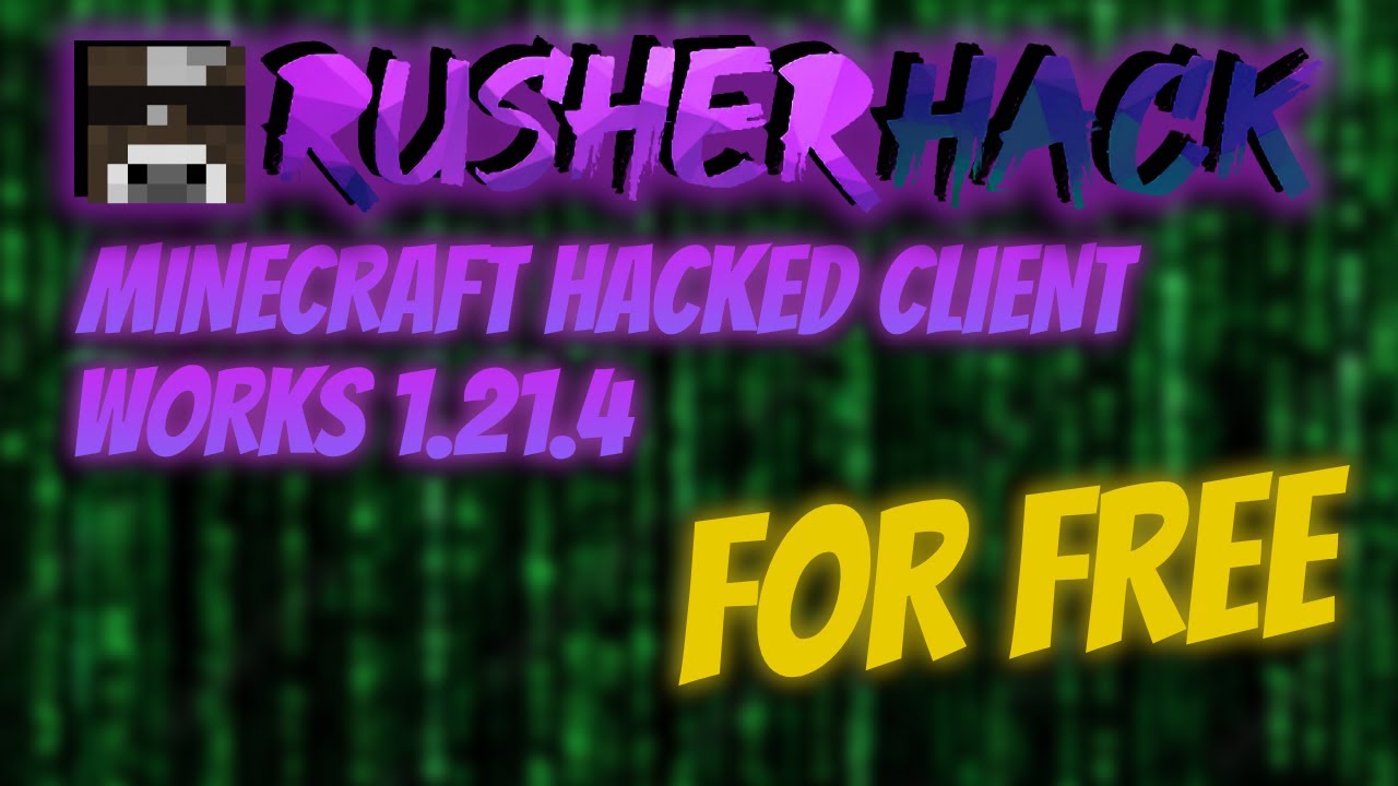 [FREE] RusherHack - Minecraft Utility Client! 1.12.2-1.21.4