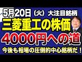 【5月20日の銘柄解説】三菱重工 株価4000円への道を解説！株価3000円以上は上がらない！空売りすべきか分析します！