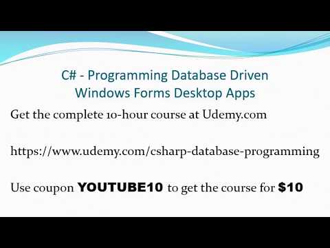 C# Books Database Search Project Part 8 - Running and Testing The Program