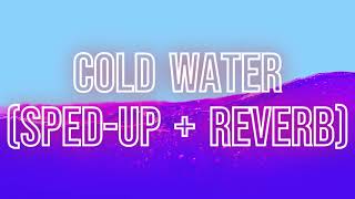 Cold Water - Justin Bieber, Major Lazor, MØ (sped-up + reverb / nightcore remix) with lyrics