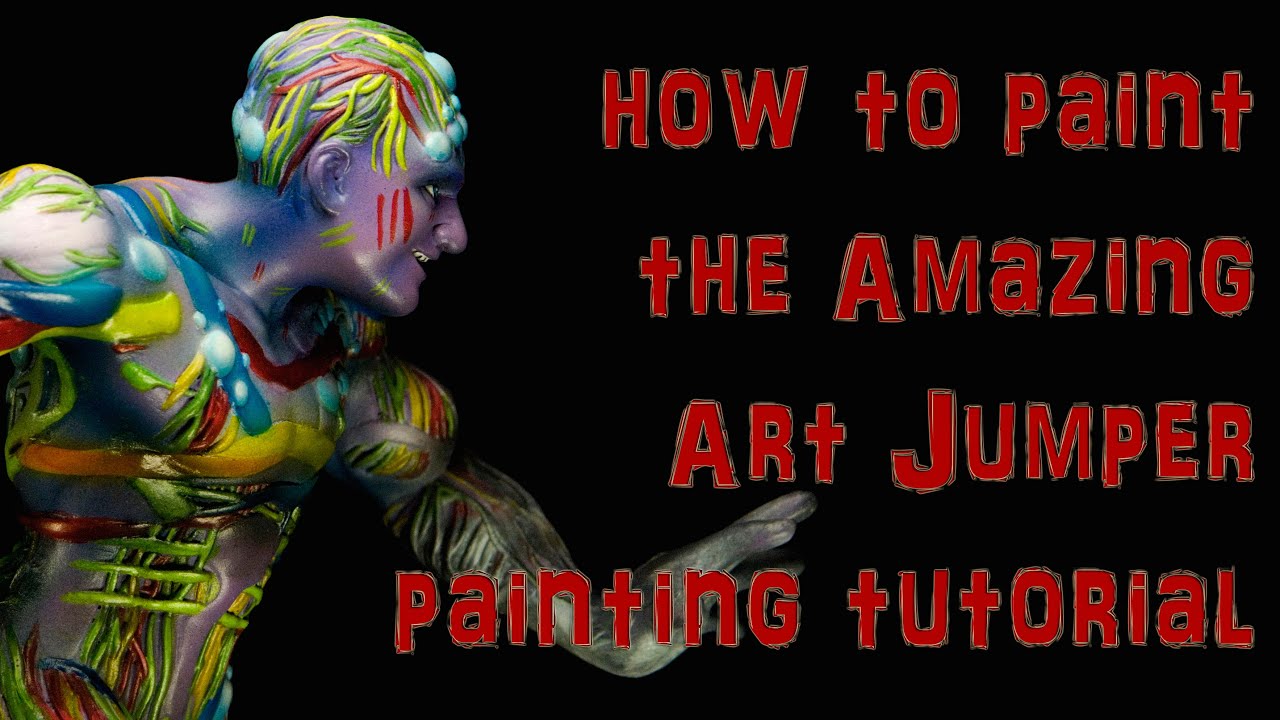The Amazing Art Jumper Version 1 Airbrush Painting Tutorial YouTube