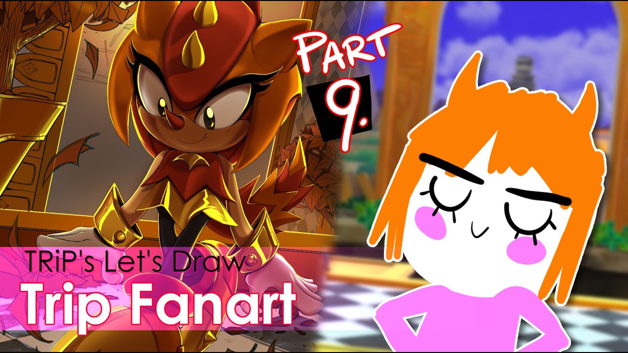 LiVE: TRiP's Art Stream (PNGTuber) - Trip Fanart part 9