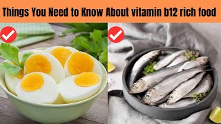 Increase your revenue with vitamin b12 rich foods| vitamin b12 rich food