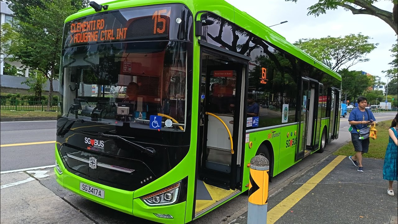 SBS transit service 151 on SG3417A