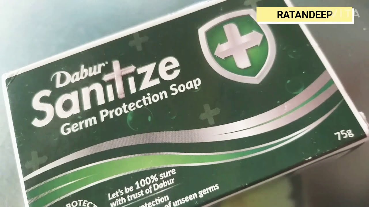 Dabar Sanitize Germ Protection Soap 75g ..@..₹ 32../_