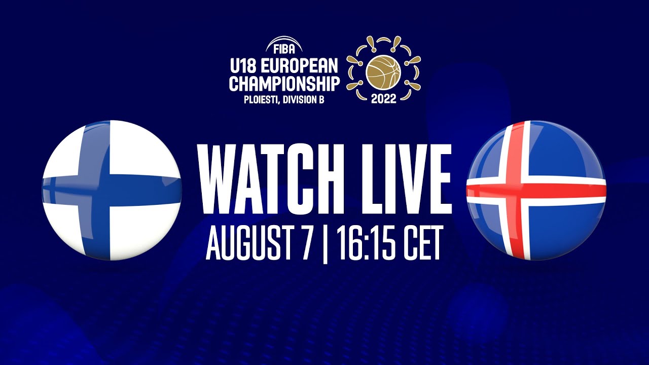 3RD PLACE: Finland v Iceland | Full Basketball Game | FIBA U18 European Championship 2022