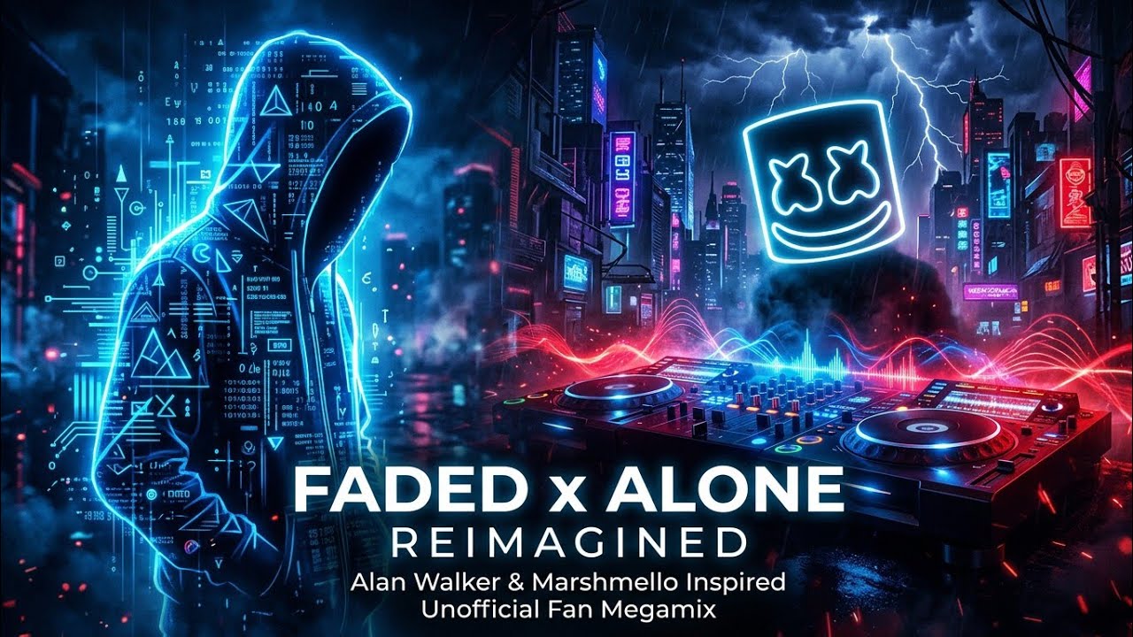 ALAN WALKER STYLE X DEEP AURA MUSIC | REIMAGENED FADED | NEW EMOTIONAL EDM 2026 VISUALIZER