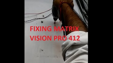 Video 3 -Fixing  Matrix Vision PRO 412  on to the wall
