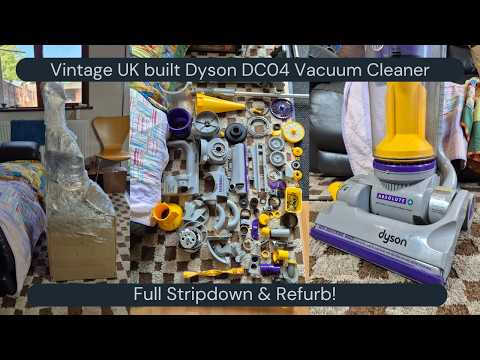 A retro UK Dyson DC04 - Full Stripdown & Refurbishment to make the most MINT dc04 ever