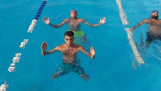تعليم السباحة للكبار معي كابتن اسماعيل الكردي مدرب سباحة