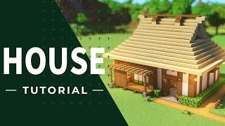 [Minecraft] How to make a Japanesestyle thatched roof house