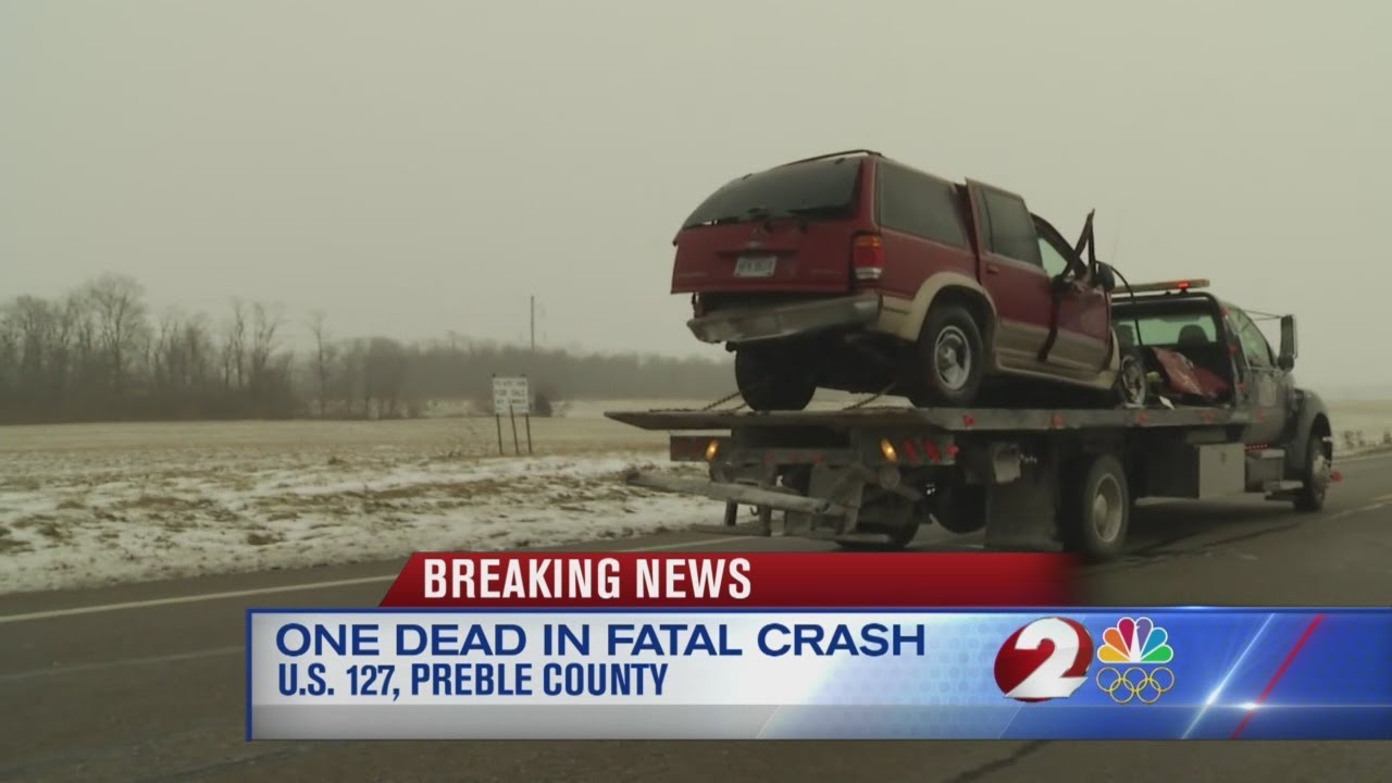 Preble County fatal crash 5pm YouTube