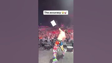 Thumbnail of Steve Aoki doesn't miss 🎂😍 #edm #steveaoki #shorts #music