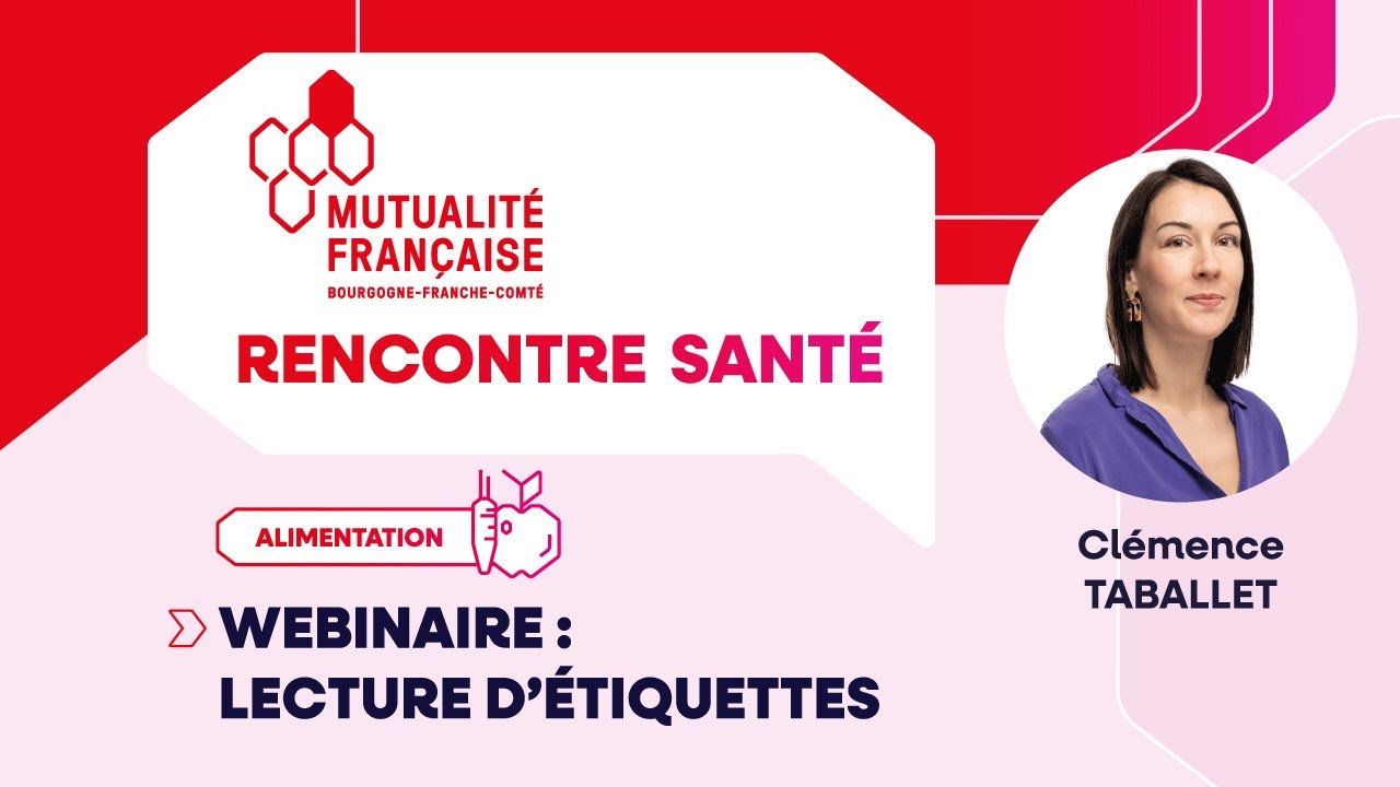 Webinaire : Lecture d'étiquettes