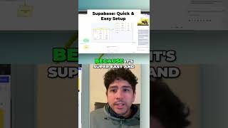 Supabase: Super Easy &amp; Quick Setup for Developers! #shorts