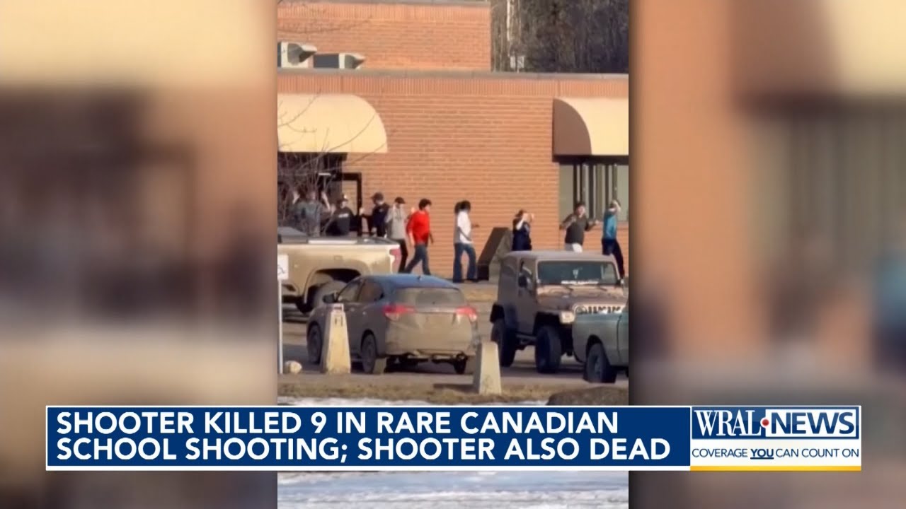 Canada reels after 9 are killed in mass shooting at a school and a home in remote British Columbia