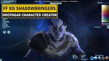 Final Fantasy XIV: Shadowbringer - Hrothgar Character Creation