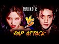 KPOP RAP ATTACK:  Female VS Male | Blackpink/(G)I-DLE/Itzy/DC/Everglow/SKZ/BTS/EXO+ (ROUND 2) Mashup