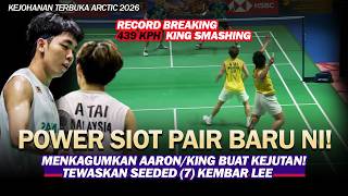 Aaron Tai Yap Roy King vs Lee Fang Chih Lee Fang Jen Kejohanan Terbuka Arctic 2026 Pusingan Kedua