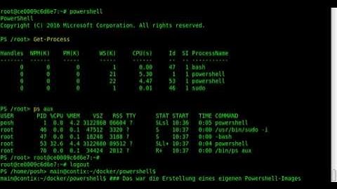 Powershell: Create Docker Image