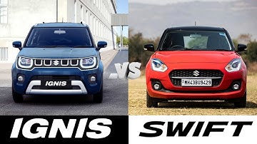 Maruti Ignis vs Maruti Swift Full Comparison Video||•