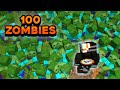 I Killed 100 Minecraft Zombies With My Fist