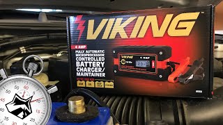 60 Second Review:  Harbor Freight Viking 4 Amp Battery Charger