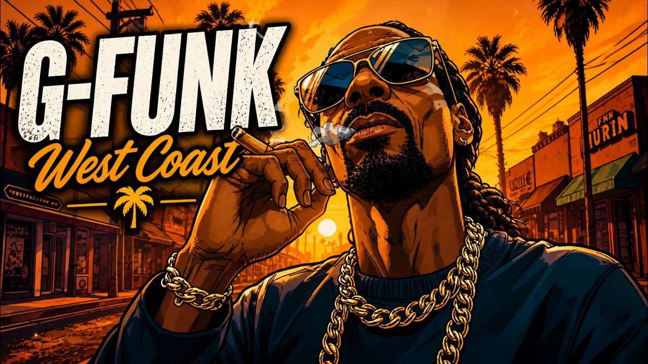 Old School 90s West Coast G-Funk 🌅 Sunset Drive Mix (Snoop, 2Pac