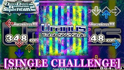 【DDR SN2】 Uranus [SINGLE CHALLENGE] 譜面確認＋クラップ