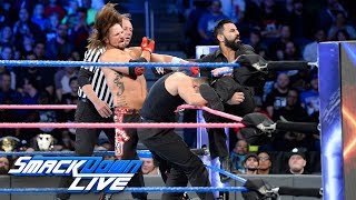 Aj Styles Vs. Sunil Singh Smackdown Live, Oct. 24, 2017