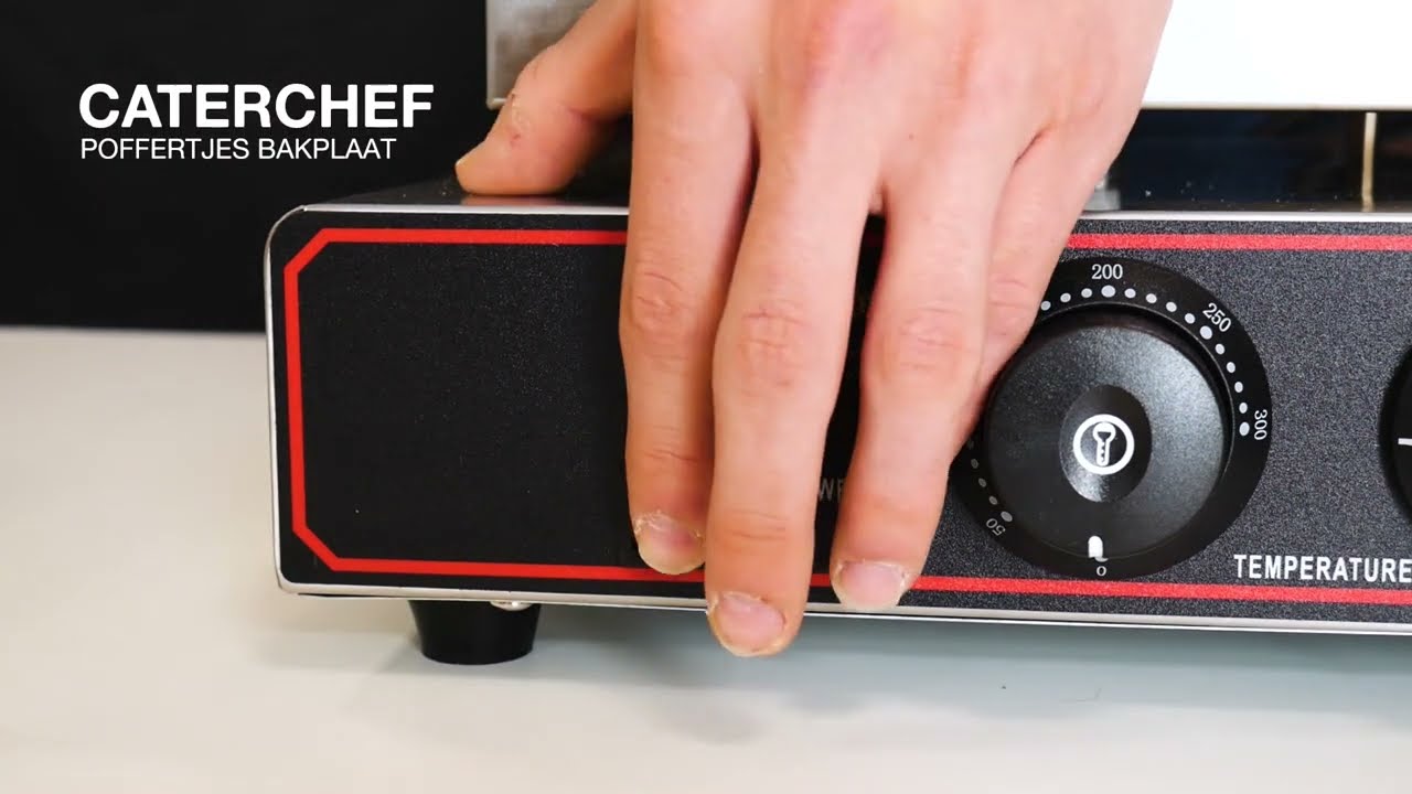 Caterchef Poffertjes Bakplaat 50 stuks | 17(h)x 62 x 37,5 cm | HorecaTraders