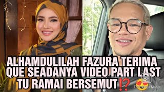 Alhamdulillah Fazura Thank You So Much For The Last Part  