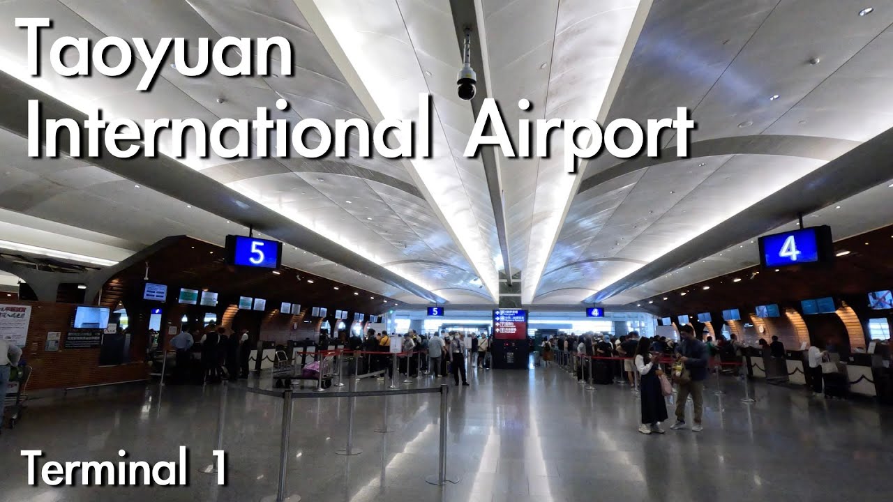 Прогулка по международному аэропорту Таоюань T1 | Прогулка в аэропорту