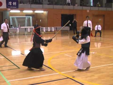 剣道　吉田ＶＳ山中　6　2010.6.6東入間大会決勝戦　×　４年生.