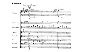 Arvo Part - Tabula rasa II.  Silentium (Sheet Music)