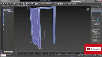 3ds max 2019 #11 Creating a Pivot Door #freetutorial