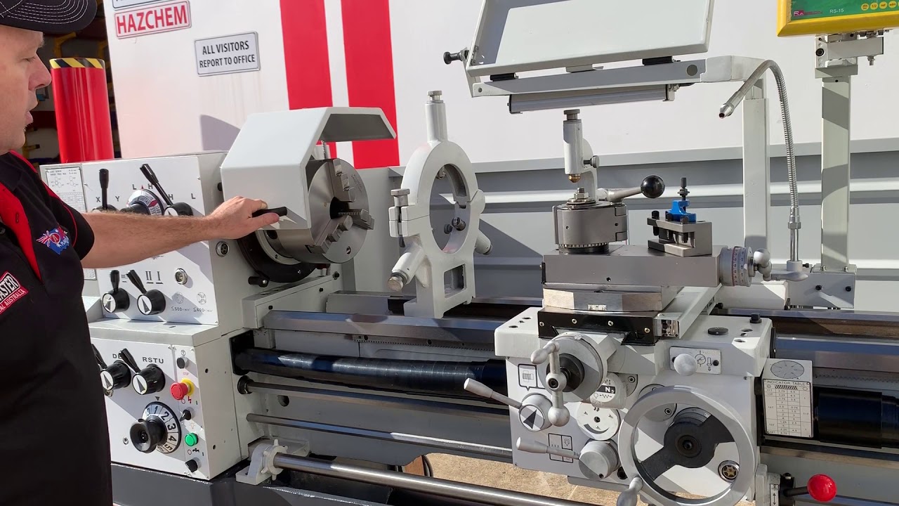 ASSET 1860B – EURO Big Bore Precision Lathe. Duty, 1500mm Bed Length, 460mm Swing, 80mm Bore,