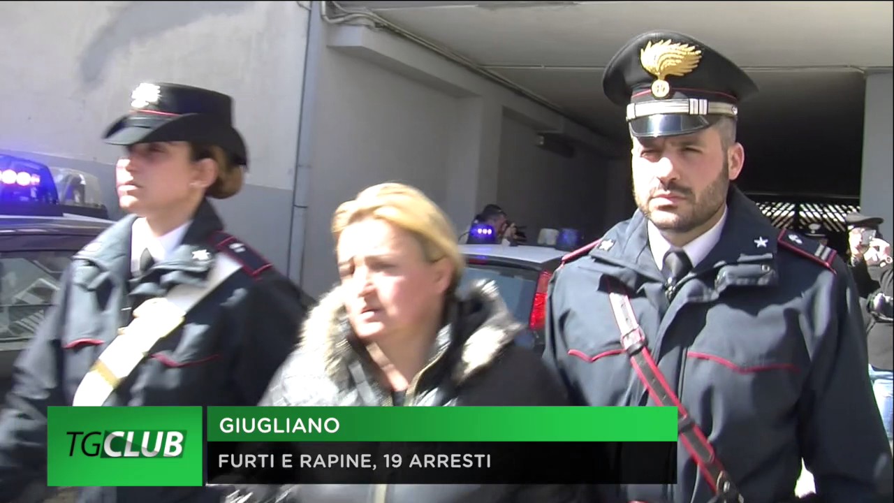 Furti e rapine, 19 arresti tra Giugliano, Mugnano e Villaricca