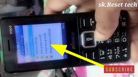 winstar w905 reset/factory reset/reset button phone /future phone reset
